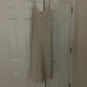 Gianni Bini Silk Dress Ivory